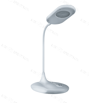 Светильник светодиодный настольный 61 408 NDF-D024-5W-6K-WH-LED 6Вт 6000К 300лм на основании бел. Na