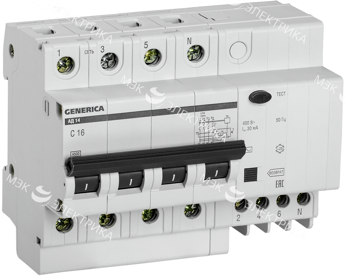 АД-4 4P A16/30 mA ASD