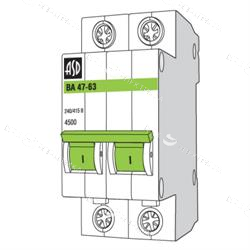 Автомат ASD ВА 47-63 2P C16