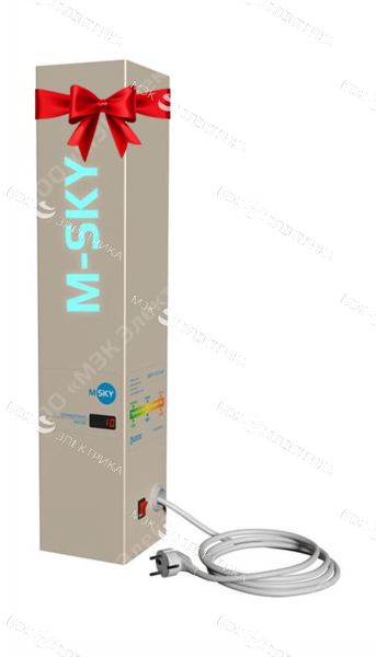 Рециркулятор ОБРН 15 (500х100х100)мм со счетчиком времени и с логотипом