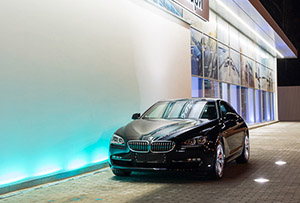 Освещение к премьере новой «семерки» БМВ